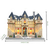 Carole Towne Gray's Mansion Lighted Musical Holiday Building
