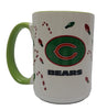 Chicago Bears 15 oz Green Holiday Mug 2 Pack