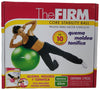 The FIRM Slim and Sculpt Core 65mm Green Stability Ball with DVD