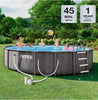 Intex 18ft x 48in Greywood Prism Premium Above Ground Pool Set with Filter Pump