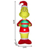 Gemmy Dr Seuss 6.5-ft The Grinch Holding an Ornament Christmas Inflatable