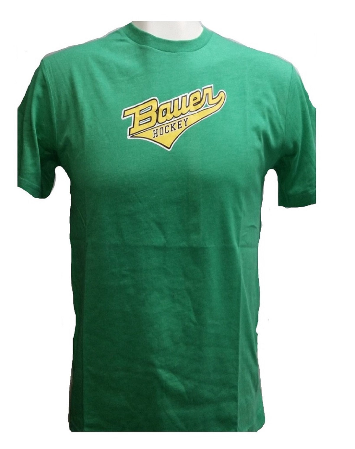 Bauer Hockey Short Sleeve Varsity Youth Green T-Shirt, Large