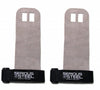 Serious Steel Fitness Gray Leather Pull Up WOD Grips Gymnastics Grips Medium
