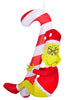 Dr. Seuss 4.5FT Hanging Grinch on a Candy Cane Holiday Inflatable