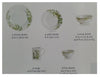 Mikasa Herbal Fields 20-Piece Porcelain Set, 20 Piece Set, Service for 4