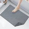 Yancrop 24inx 35in Non-Slip Rubber Bath Mats for Bathroom Grey