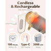 Therapexa Neck and Shoulder Massager with Heat 6D Shiatsu Back Massager Beige