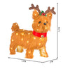 Holiday Living 20-inch Lighted Yorkshire Terrier Christmas Decoration