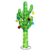 Holiday Living 4.5 foot LED Christmas Cactus with Ornaments Yard Decoration