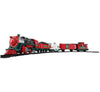 EZTEC Holiday Express Christmas Train Set Battery Operated Wireless Remote 35-pc