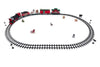 EZTEC Holiday Express Christmas Train Set Battery Operated Wireless Remote 35-pc