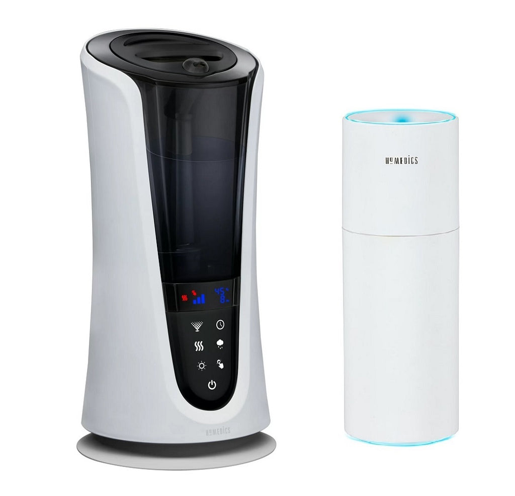 HoMedics Total Comfort Deluxe Humidifier with BONUS Ultrasonic Humidif ...