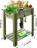 Children's Wooden Gardening Stand Play Set with Accessories