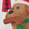 6FT LED Snowman with Bunny and Dog Christmas Inflatable
