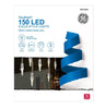 GE StayBright 150-Count LED Constant Warm White Icicle Lights with White Wire