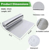 The Fellie Bubble Reflective Insulation Roll - Double Side Foam Core Radiant Barrier Aluminium Foil Panel for Window, Roof, Attic, Garage, Greenhouse - 3mm, 47in x 32ft