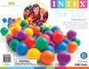 Intex Fun Ballz 100 Multi Colored 3 inch Plastic Balls for Ages 2 and up