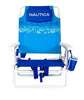 Nautica 5-Position Lay Flat Portable Beach Backpack Chair (Island Stripe)