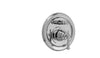 Jado Hatteras Pressure Balance Tub and Shower Diverter Valve Trim with Lever Handles