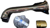 Jado Hatteras 842/017/150 Wall Tub Spout Platinum Nickel