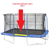JumpKing Replacement 10FT X 14FT Rectangular Trampoline Jumping Mat with 92 V-Rings