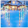 Treela 24-Piece 28-inch Christmas Candy Cane Lights Pathway Markers Red/Green
