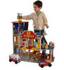 KidKraft Deluxe Wooden Fire Rescue Play Set with 27 Pieces 31.25" x 18.5" x 24.75"
