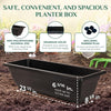 5-Tier Steel Vertical Raised Garden Bed Black