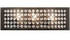 Kichler 37416 Krystal Ice 3-Light 17.8-in Olde Bronze Rectangle Vanity Light