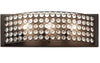 Kichler 37416 Krystal Ice 3-Light 17.8-in Olde Bronze Rectangle Vanity Light
