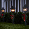 GE StayBright 3-Count Flickering Lamppost Christmas Pathway Set