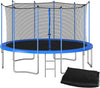 LeffEase Replacement 14FT Round Accessory Trampoline Net with 8 Poles - NET ONLY