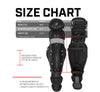 Under Armour Adult Pro Catcher's Leg Guards 16.5" Navy