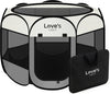 Love's Cabin Large Grey Puppy Dog Play, Large Dog Tent Crates