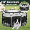Love's Cabin Large Grey Puppy Dog Play, Large Dog Tent Crates