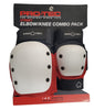 Pro-Tec Street Elbow/Knee Pad Combo Pack Red, White, Black Medium