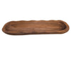 Uziass Wood Dough Bowl Decorative Centerpiece Accent 33.25X9.5X4.5 Brown