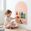 Magnetic Arch Wall Decal: Peel Stick Chalkboard Wall Decor