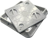20x20 Anti-theft Manhole Cover with 2 Pipe Holes Lockable FRP Manhole Cover