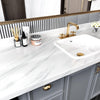 Marble Wallpaper Peel and Stick Countertop Contact Paper  White Grey Marble