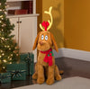 Gemmy Grinch 4-ft Dr. Seuss Max Musical Animatronic with Batteries Included