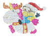 Universal Lighted Yard DEcor-Minion Riding Unicorn 2.97 FT Classic White