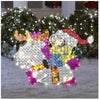 Universal Lighted Yard DEcor-Minion Riding Unicorn 2.97 FT Classic White