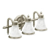 Waterhill 3-Light Vanity Bath Fixture in Brushed Nickel