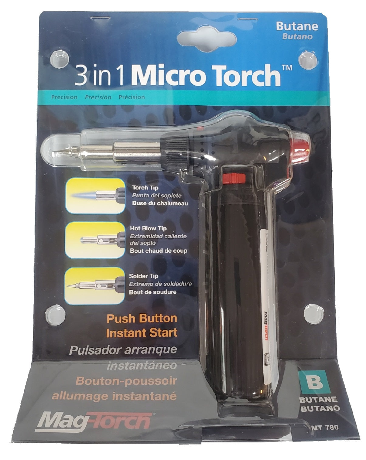 Mag-Torch 3-in-1 Precision Micro Butane Torch Auto Ignitor for Instant ...