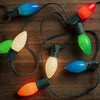 GE 25-count String-A-Long Multi-Color Glow Bright Incandescent C9 Christmas Lights