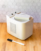 Blue Jean Chef 1-Quart Thermoelectric Ice Cream Maker Mushroom Gray
