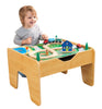 KidKraft  2 in 1 Activity Table with Board (Natural Wood)