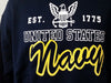 Military Officially Licensed Navy Fleece Traditional Hoodie, Large