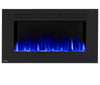 Napoleon Allure 42-inch Wall Mount Electric Fireplace - Black, NEFL42FH